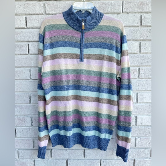 Peter Millar Crown Fleece Sweater Medium Golf - Picture 9 of 10